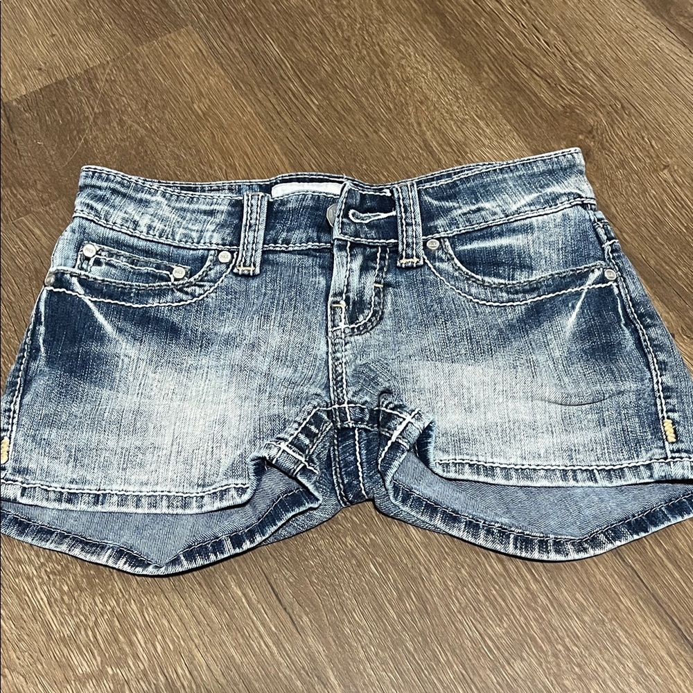 BKE Faded Blue Jean Shorts